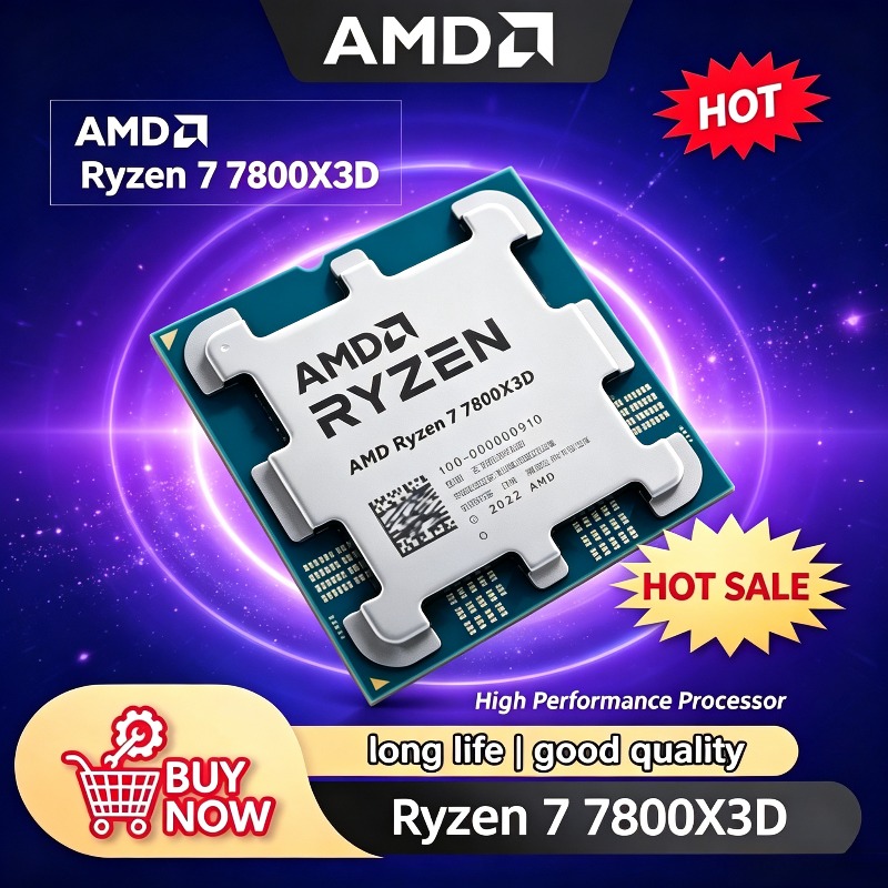 Amd Cpu Ryzen 7 - Процессор AMD R7 7800X3D, 8 ядер,