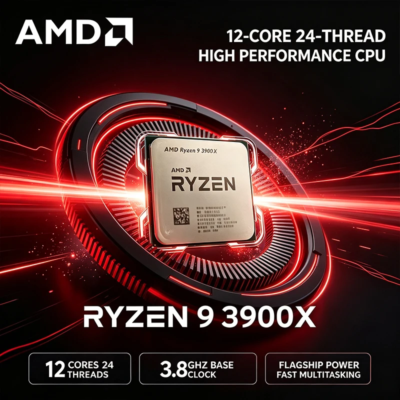 Amd Cpu Ryzen 9 - Процессор AMD Ryzen 9 3900X, 12
