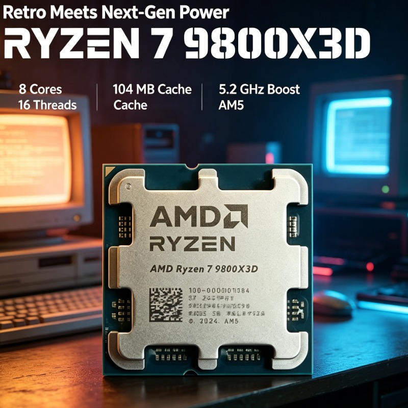 Процессор AMD Ryzen 7 9800X3D  – обзор и цена Amd Cpu Ryzen 7