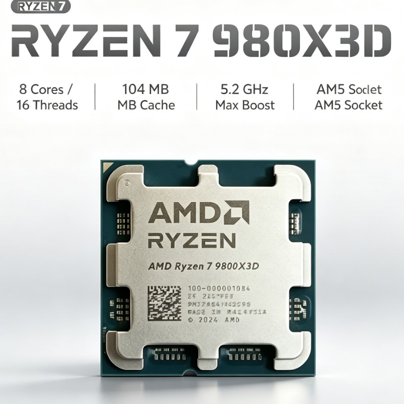 Процессор AMD Ryzen 7 9800X3D  – обзор и цена Amd Cpu Ryzen 7