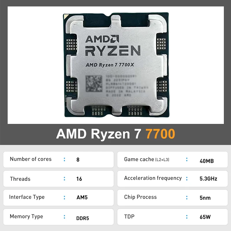 Процессор AMD Ryzen 7 7700, 8  – обзор и цена Amd Cpu Ryzen 7